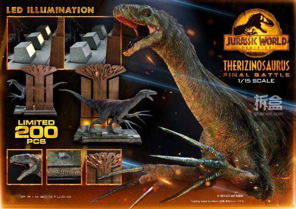 恐龙有钱苹果版链接:Prime 1 Studio：1/15《侏罗纪世界》- Therizinosaurus 镰刀龙-第48张图片-太平洋在线下载